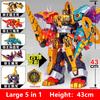 Mini Force 8 Super Dinoid Transform Combined Mecha Miniforce Robot Action Figures Toys Tyrannosaurus Rex Warlord Deformation TOY