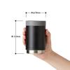 Gowell Insulated Can Double Direct Stainless Matte Fits 350ml Holder, Vacuum, Layer, Insulated, Drinking, Steel, Thermo, Tumbler, Mug, 2-Way, Stylish,