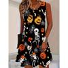 Ärmelloses Damenkleid modisch und lässig
