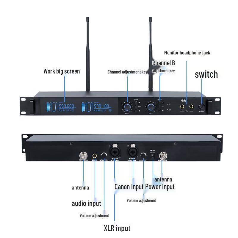 Weishu WS04 Professional Wireless In-Ear Monitor System (CN version)