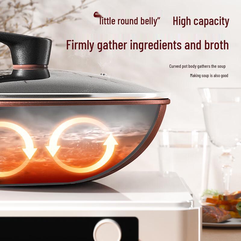 MeiLing Wok King Fine Iron Non-stick Wok