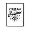 Poster - PLANETEE - I Can't I Have Painting - A4/A3/A2 Formats - Pearlescent Finish - 310 G Photo Paper