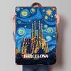 Barcellona Spagna Arte da Viaggio Poster Stampato Personalizzato Retro Wall Art Vintage Segni in Latta Metallica per Casa Bar Accessori Decorazione Scrivania