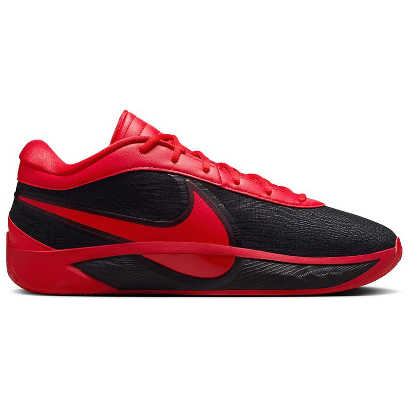 Nike Giannis Freak 6 EP Comfortable Non-Slip Durable Low-Top Basketball Shoes Men sneaker Black Red FJ7807-003