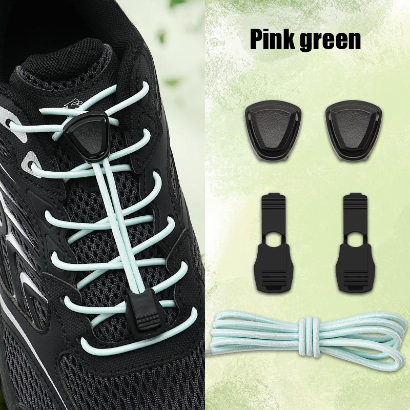 1 Pair Stopper for Elastic Rope Fastener for Kids Adult Triangle Plastic Cord Lock No Tie Shoelaces Buckle Lazy Sneaker Laces