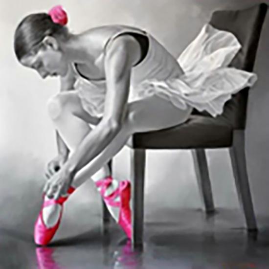 

DIY 3D круглая алмазная картина танцор вышивка крестиком домашний декор Full Round 20x20CM