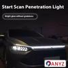FOR Toyota Prius 2009-2024 New upgrade LED Daytime Running Light Scan Starting Car Hood DRL Guide Decorative Ambient Lamp 12V