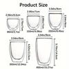 Tazze da Espresso in Vetro Trasparente Termoisolate a Doppia Parete da 80/150/250/350/450ml Perfette per Tè, Caffè, Latte Macchiato, Caffetteria, Latte, Uso Ristorante