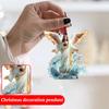 2D Christmas Decoration Pendant Christmas Tree Tag Theme Party Crafts Ornament