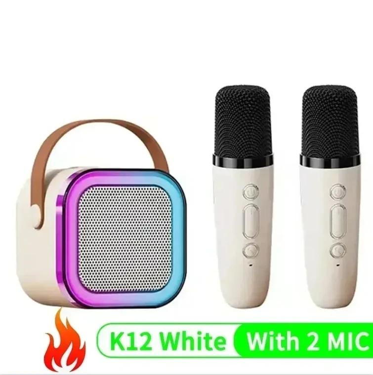 Microphone K12 Bluetooth Speaker Audio Song Request Wireless All-in-one Family KTV Set Children Singing Karaoke for Two