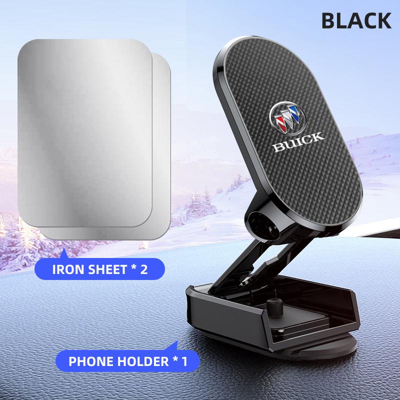 1pcs Folding Magnetic Car Holder 360 Degree Rotatable Mobile Phone Bracket For Buick GL8 Envista Park Avenue royaum Verano Excelle GT Envision
