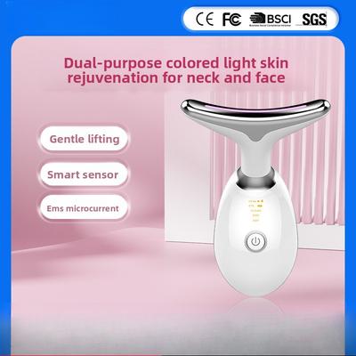 Neck Beauty Instrument, Warm Lift Neck Massage Neck Pattern, Small Iron, Face Color Light Introduction, Micro-current Beauty Instrument