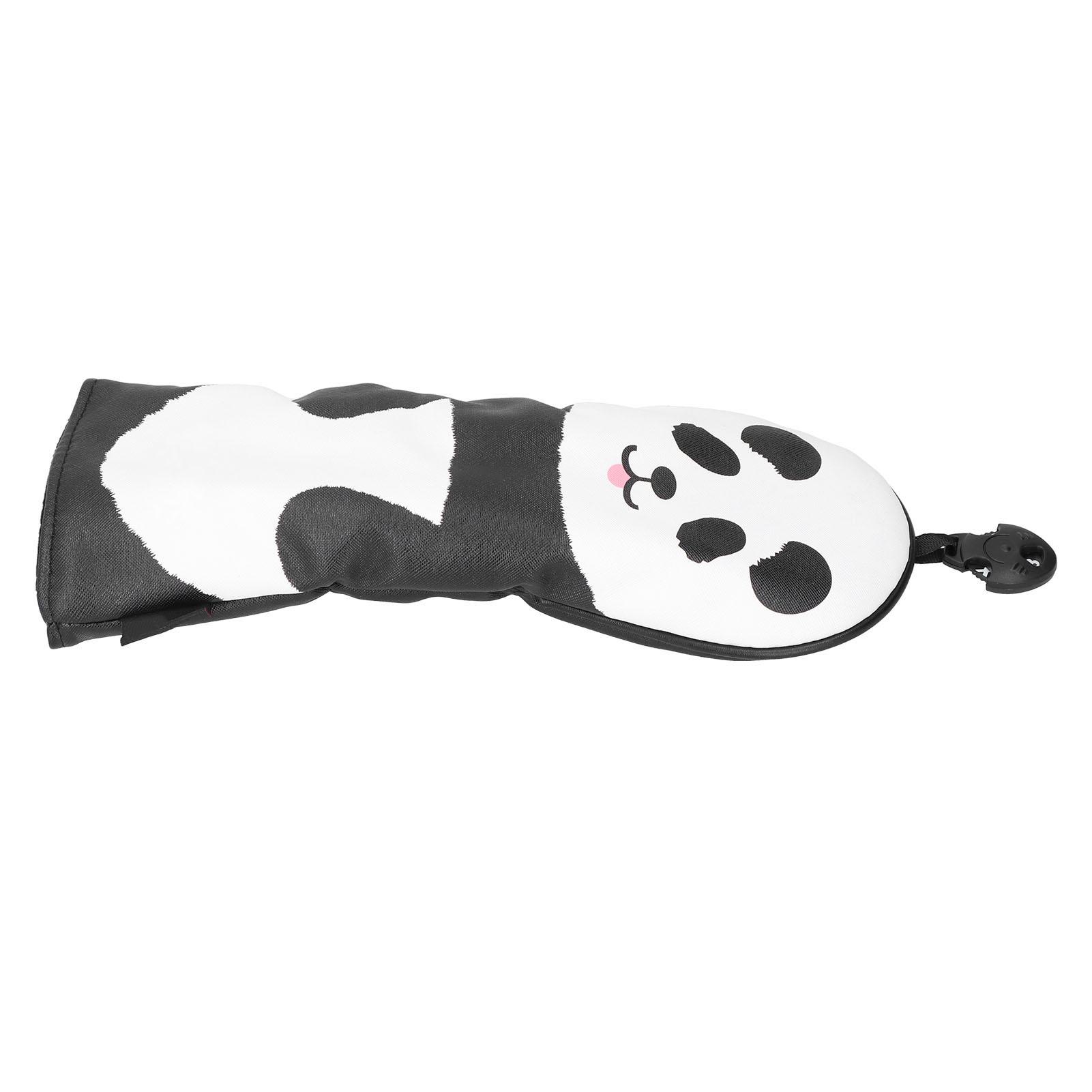 

PU Leather Golf Wood Head Covers Waterproof Cartoon Thicken Plush No. 3 Golf Club Headcover