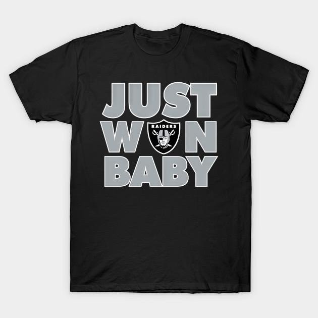 

Men Black Print T-shirt Just Won Baby Las Vegas Raiders - Stilldark #36 No-Cut Transfer Paper Print Cotton Tshirt 4XL чорний