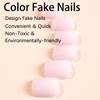 Summer Pink Nail Art Toenail Patches - 24pc Boxed Set