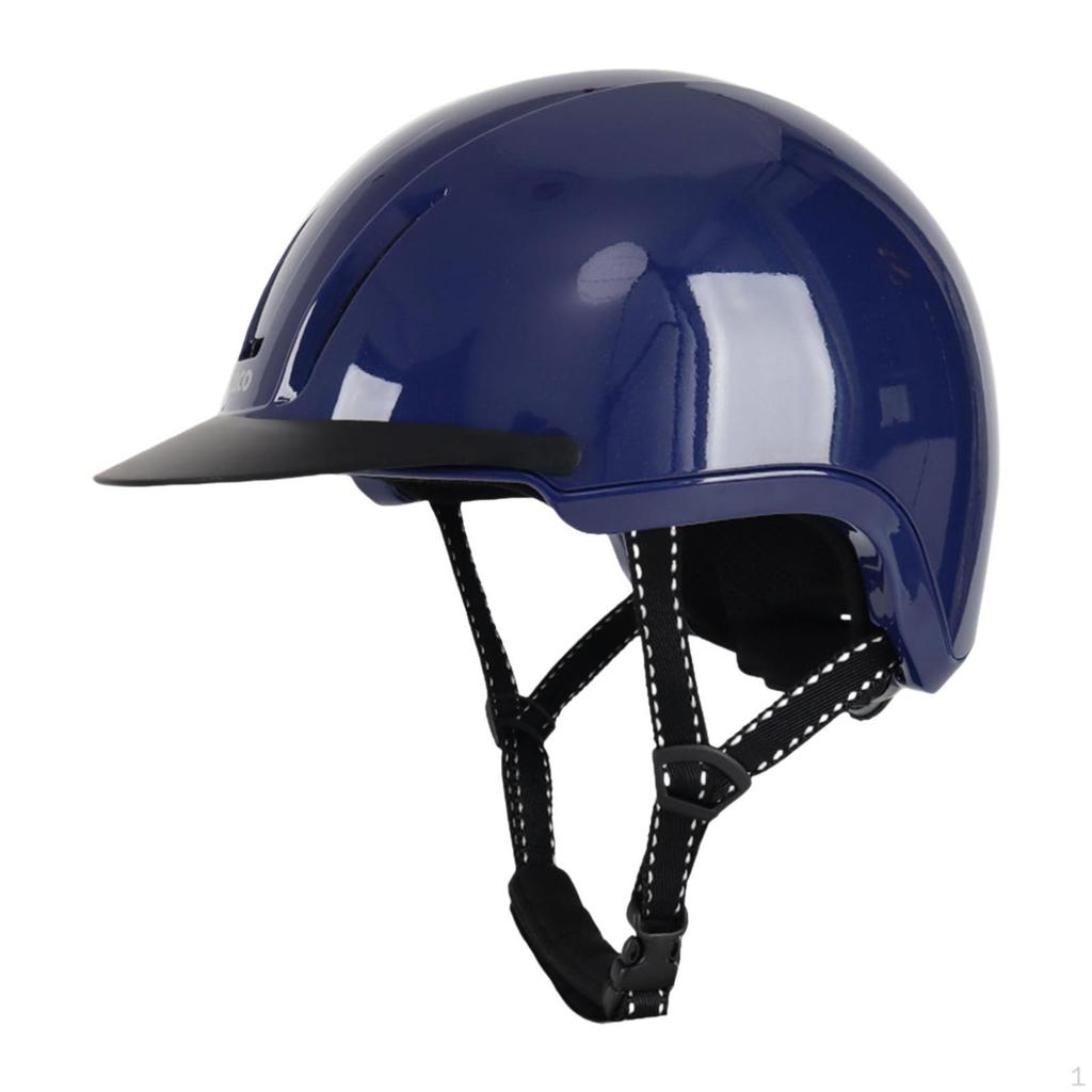 Equestrian Headgear for Horse Riding with Adjustable Features And Removable Liner