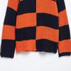 2025 Spring Women's Striped Patchwork Loose Knit Sweater Top