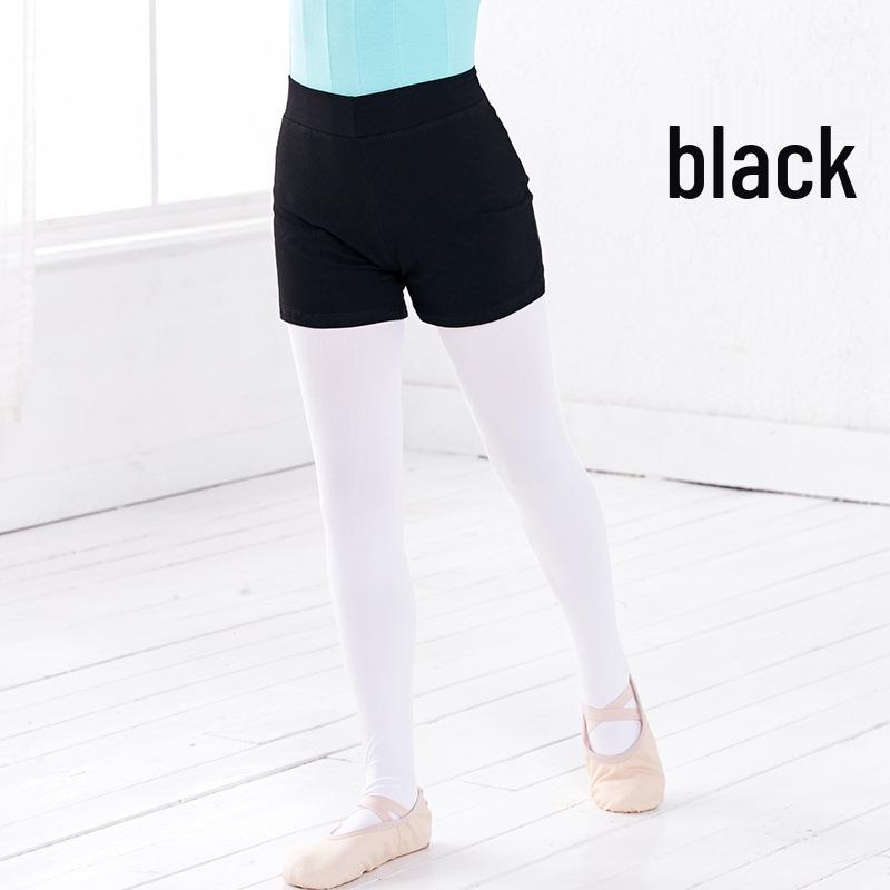 Children's Professional Ballet Black Dance Shorts for Training and Exams