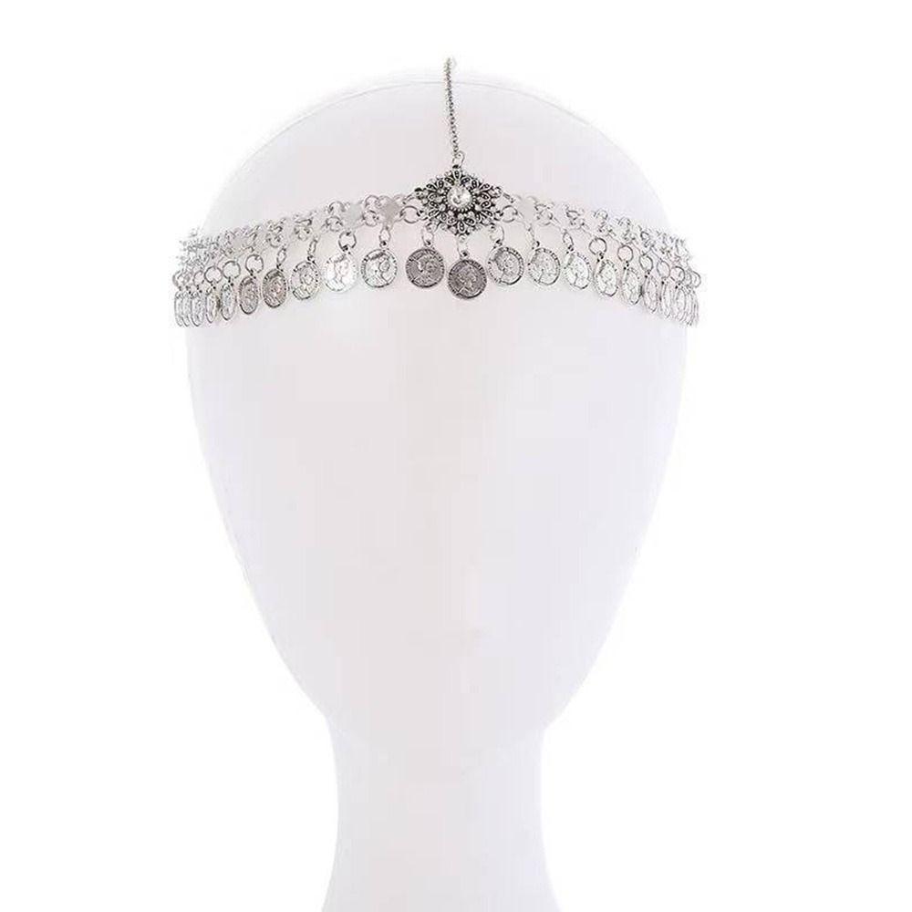Tassel Forehead Chain Gold Silver Ethnic Style Headwear New Women's Headwear Women
