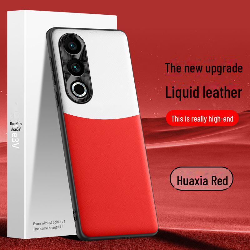 Husă din piele lichidă OnePlus Ace3V: Husă de protecție durabilă, anti-cădere și anti-murdărie