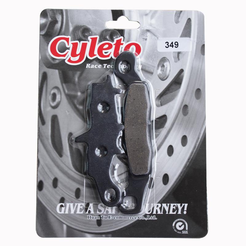 Cyleto Motorcycle Front Right Brake Pads for KAWASAKI KFX 450 KFX450 2008-2012 KSV700 KFX700 KFX 700 2004-2009
