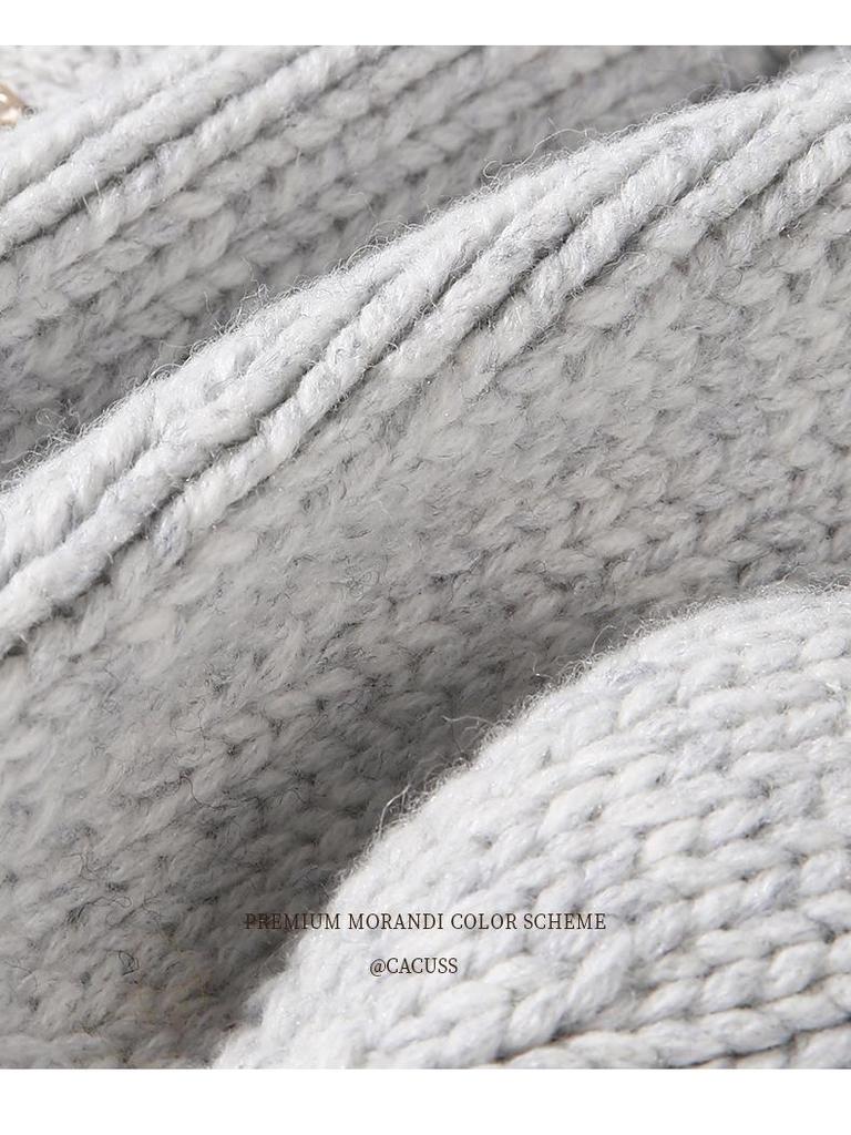 Women's Pure Wool Knitted Hat with Bow - Warm, Fashionable, Ear-Protecting, and Face-Slimming for Autumn and Winter