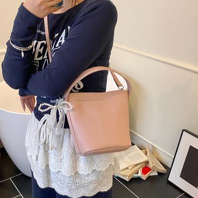 Tasche Damen neue vielseitige Schulter-Umhängetasche modische Pendler-Textur lässige Beuteltasche Trend