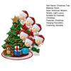 Custom Family Christmas Ornaments with Name Peeking Family of 2/3/4/5/6 Christmas Tree Ornament Holiday Gift for Family Friend