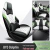 BYD Dolphin All-Season Leather Car Seat Cover Set - Full Coverage, Universal Fit