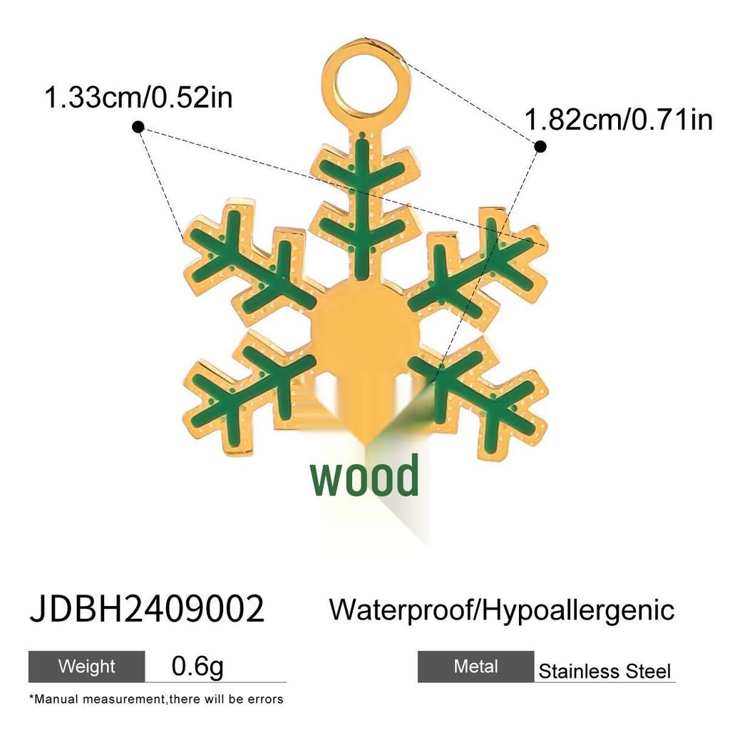 Jieding Stainless Steel Christmas & New Year Bracelet: High-End European & American Party Bangle