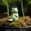 Ceramic Frog Figurines European Style Garden Fish Tank Decor Creative Craft Ornaments