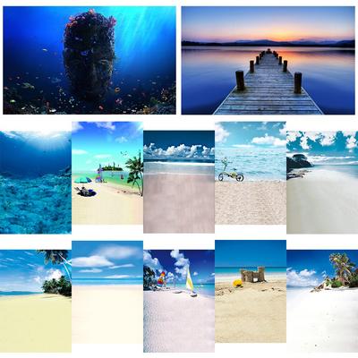 Seaside Scenery Backdrop for Holiday Parties,Weddings,Birthdays,Christmas,Thanksgiving,Wall Decor,Beach Theme Decor