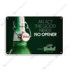 Beer Advertising Metal Sign, Vintage Pub Decor 30x20cm
