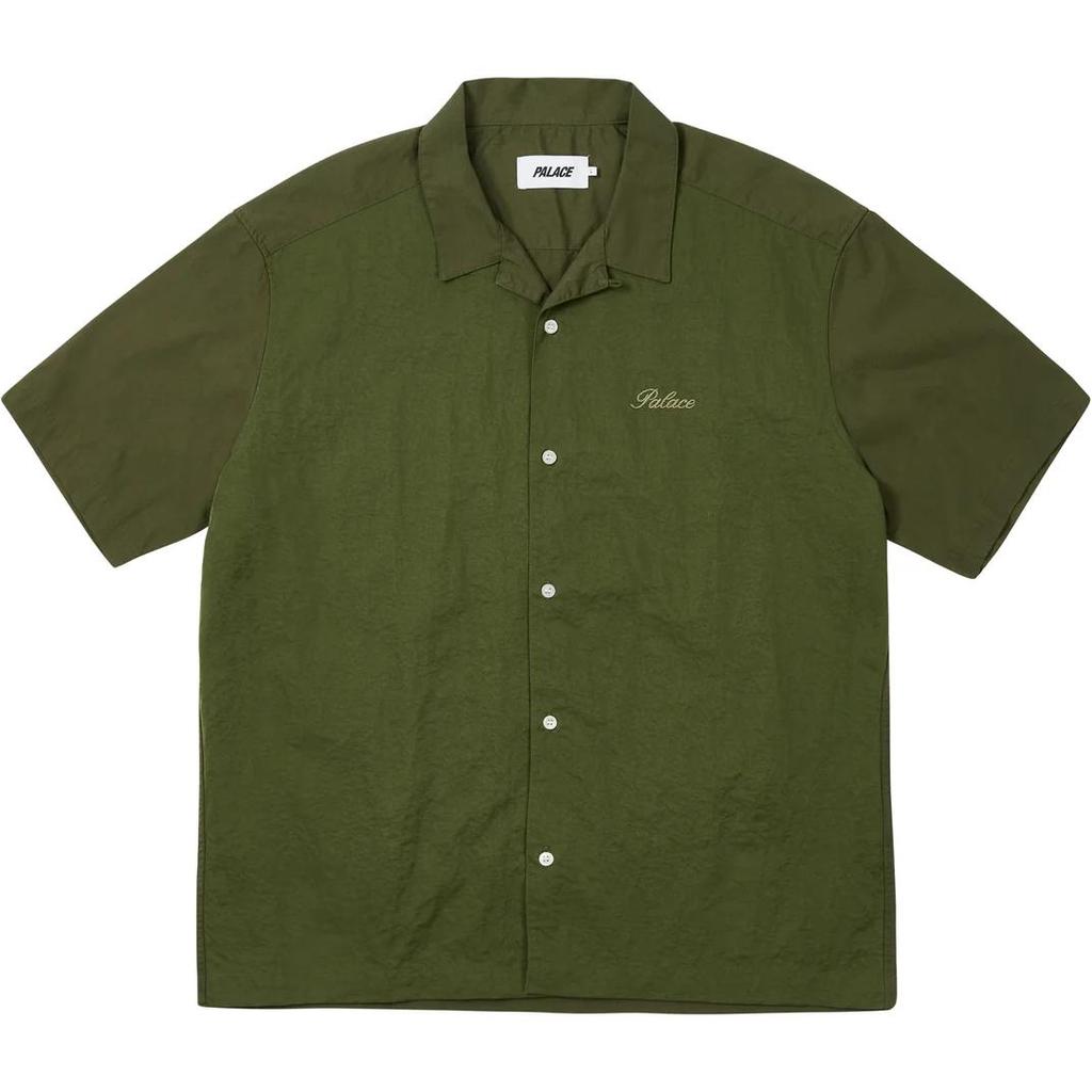 Palace Double Faced Shirt The Deep Green Unisex Tops P27SHT002
