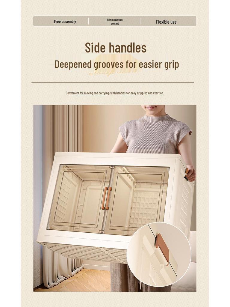 Multi-Layer Large Capacity Storage Cabinet for Clothes, Quilts, and Toys