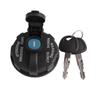 Fuel Tank Filler Cap Cars Fuel Cap with 2 Keys Lockable Locking Fuel Tank Cap