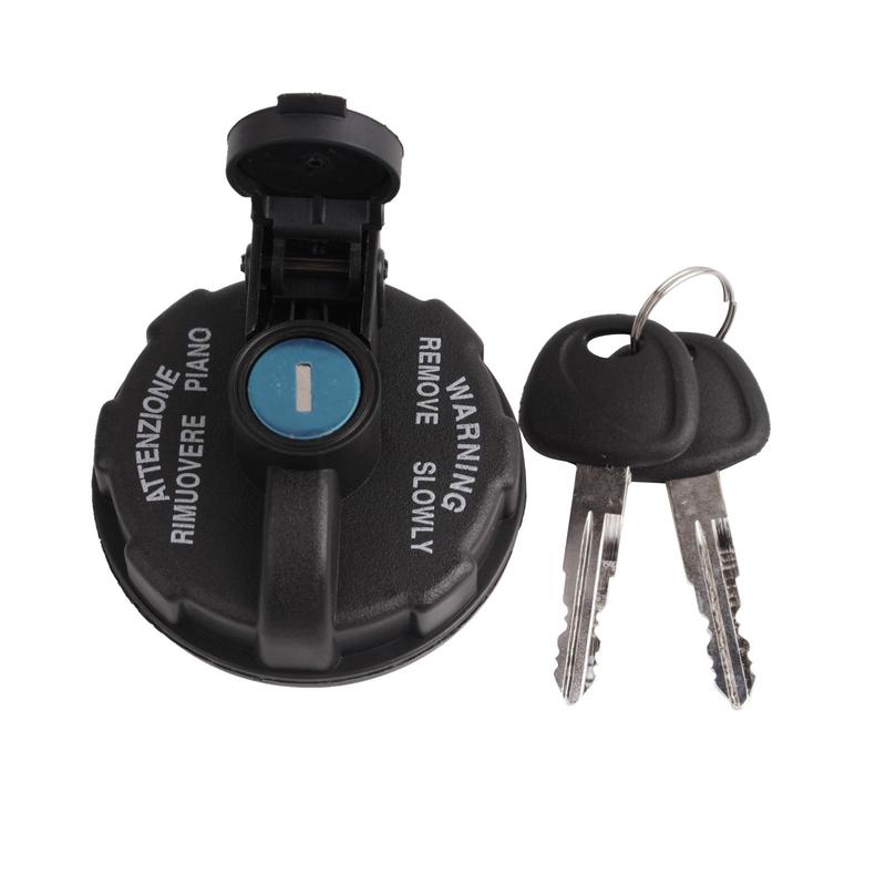 Fuel Tank Filler Cap Cars Fuel Cap with 2 Keys Lockable Locking Fuel Tank Cap