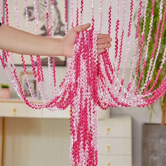 Spiral String Door Curtain Decorative Tassel Curtain Wall Panel Room Divider Fringe Screen Blind for Home Living Room Bedroom