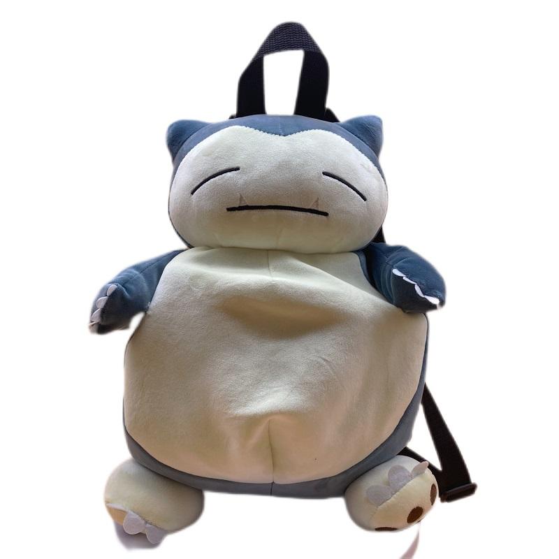 Pokémon Gengar Mimikyu Snorlax Backpack Plush Toy Children Birthday Gift Pillow