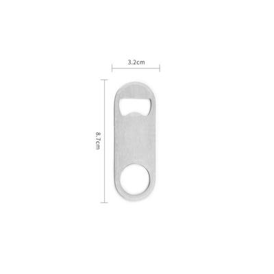 Mini ouvre-bouteille de bière Durable en acier inoxydable, ouvre-bouchon de bouteille à vitesse plate