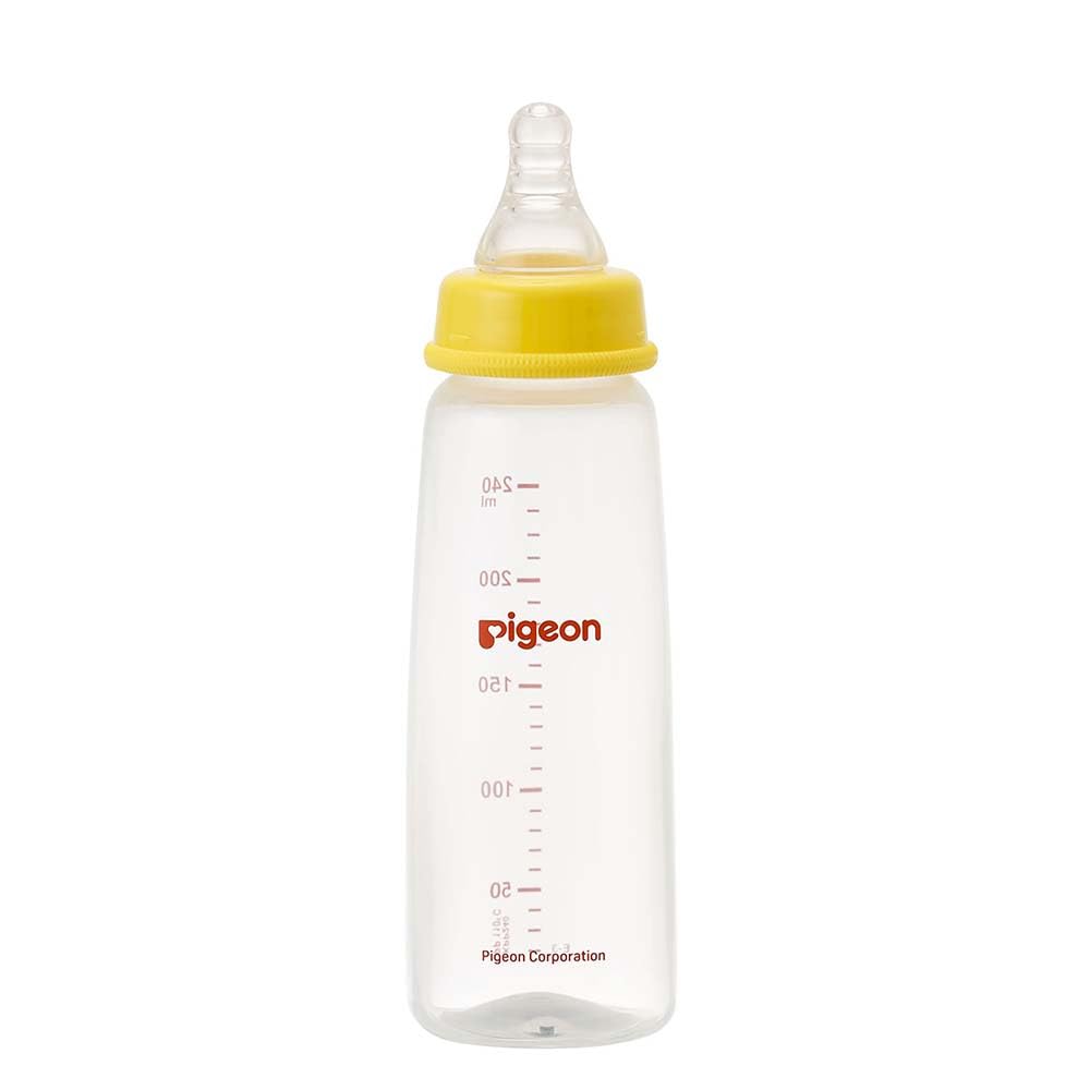 Pidgeon Baby Bottle Slim Type 240ml High-quality Plastic Adopted by Medical Institutions Lightweight and Shatter-resistant