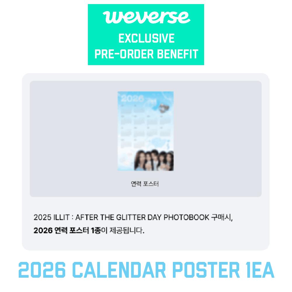 

Pre-order 2025 ILLIT AFTER THE GLITTER DAY Photo Book & SHOP POB Weverse POB