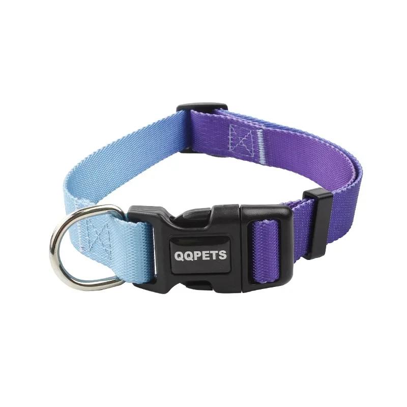 Personalized Cat Collar Adjustable Leather Nylon Pet Cats Necklace Custom Puppy Kitten Name Collars Anti-lost Cat Accessories