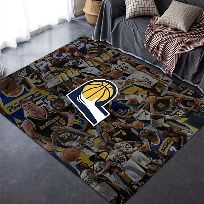 Indiana Pacers Carpet Rug for Living Room Bedroom Home Sofa Decoration,Kids play Non-slip Floor Mat