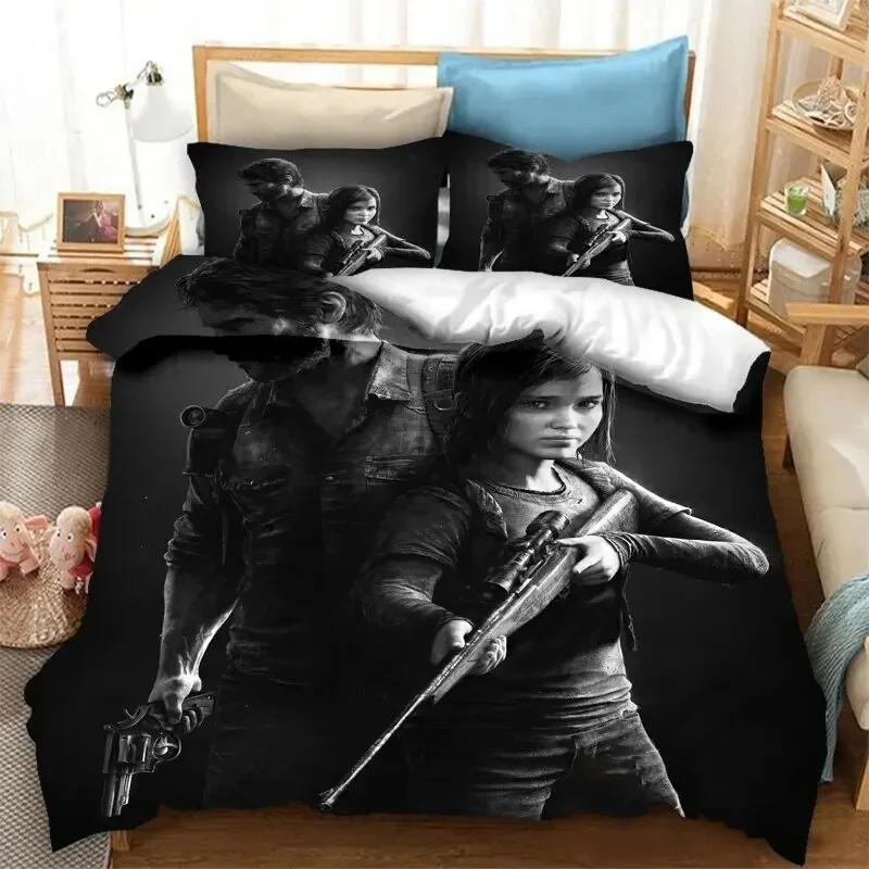 Game The Last Of Us Part Bedding Set Duvet Cover Bedroom Comforter Covers Single Twin King Size Quilt Cover Home Textile 2-3PCS