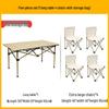 Portable Outdoor Folding Table and Chair Set - Perfect for Camping, Picnic, Patio, and BBQ