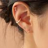 Lunne 14K Heart Cubic Drop Piercing (14K Gold) #W07