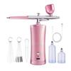 Portable Rechargeable Airbrush for Nail Art, Model Coloring, Spray Paint, and Hydration - Mini Spray Gun.
