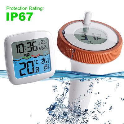 Wireless Floating Thermometers BT Connection Pool Water Thermometer LCD Display Thermometer for Swimming Pool Bathrooms Aquarium