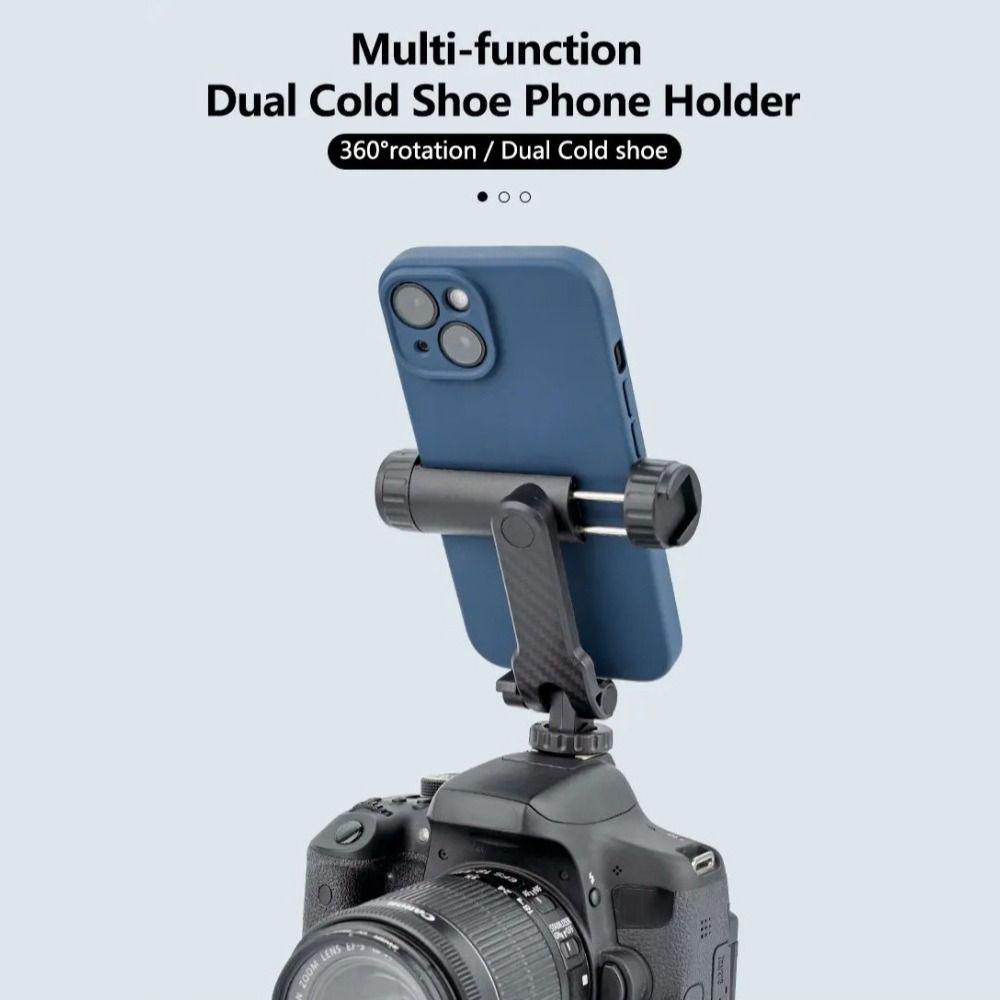 Universal Mobile Phone Holder 360° Rotatable Smartphone Mount Adapter  Selfie Live Stream
